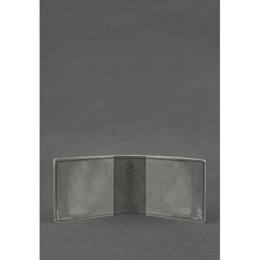 Шкіряна обкладинка для посвідчення журналіста Сіра