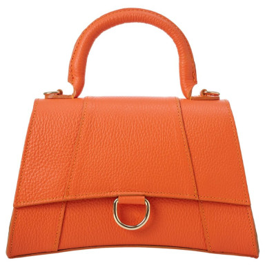 Кожаная женская сумка Virginia Conti Italy - Art03411orange