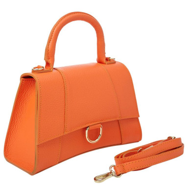 Кожаная женская сумка Virginia Conti Italy - Art03411orange