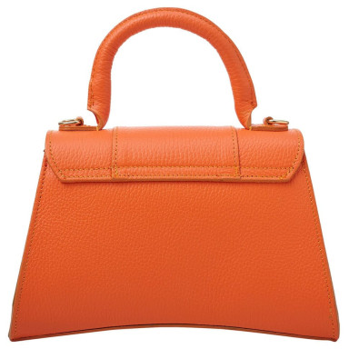 Кожаная женская сумка Virginia Conti Italy - Art03411orange