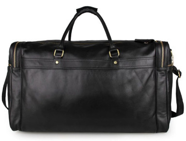 Exclusive travel bag for men made of genuine leather John McDee JD7317-1A