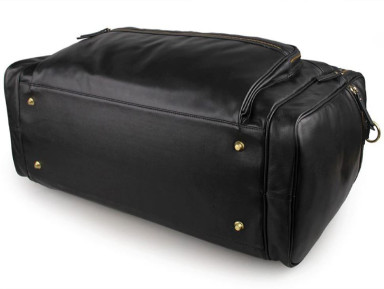 Exclusive travel bag for men made of genuine leather John McDee JD7317-1A