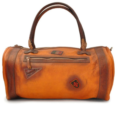 Pratesi BCO177 - Travel Bag Nordkapp in cow leather Bruce Cognac
