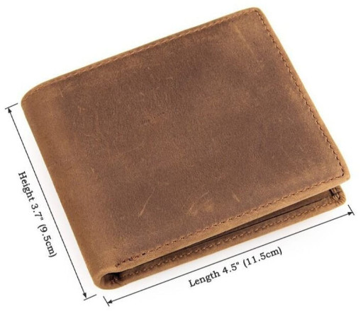 Гаманець чоловічий Vintage 14439 Коричневий