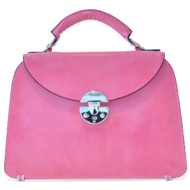 Pratesi RRO285/P - Veneziano Small Lady Bag in cow leather Radica Pink