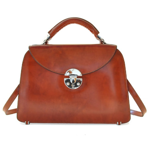 Pratesi CCL285/P - Veneziano Small Cavallino Woman Bag в дійсних залізницях Cavallino Cherry