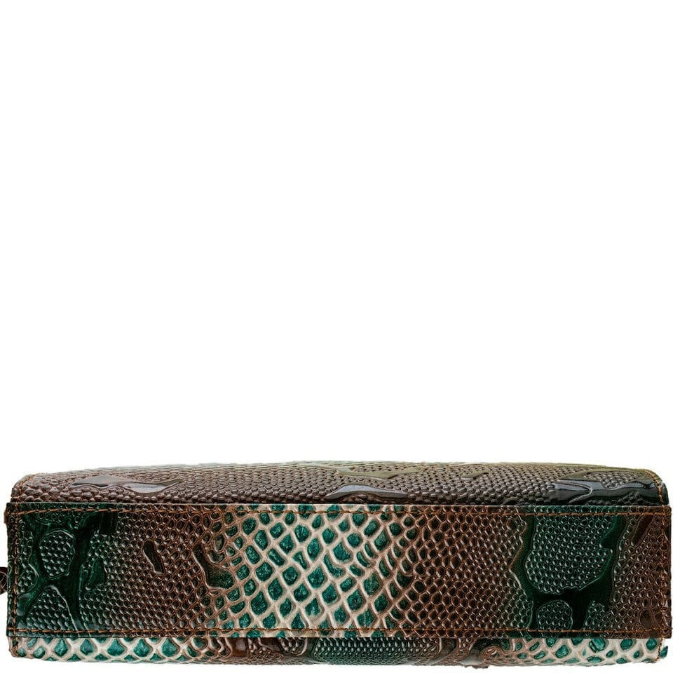 Косметичка шкіряна Desisan 2-317 фіолетовий візерунок