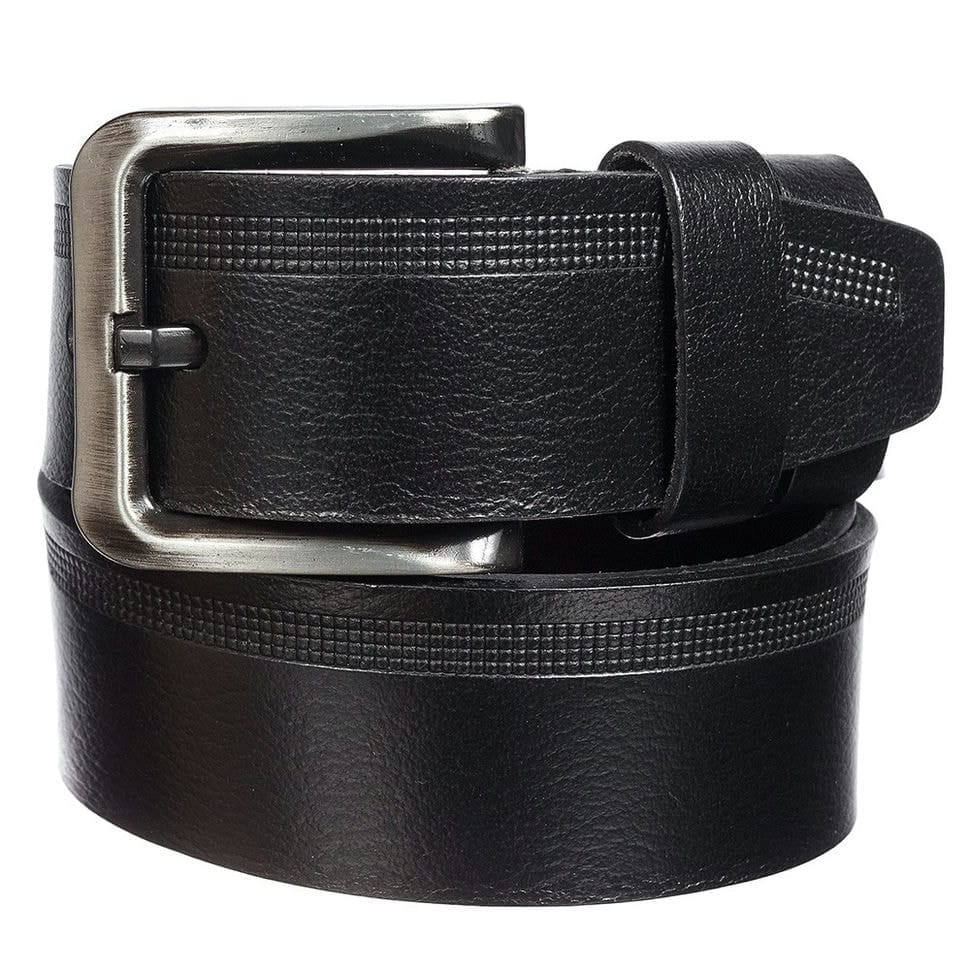 Ремінь шкіряний YSK джинсовий 5 см 3095-1 чорний