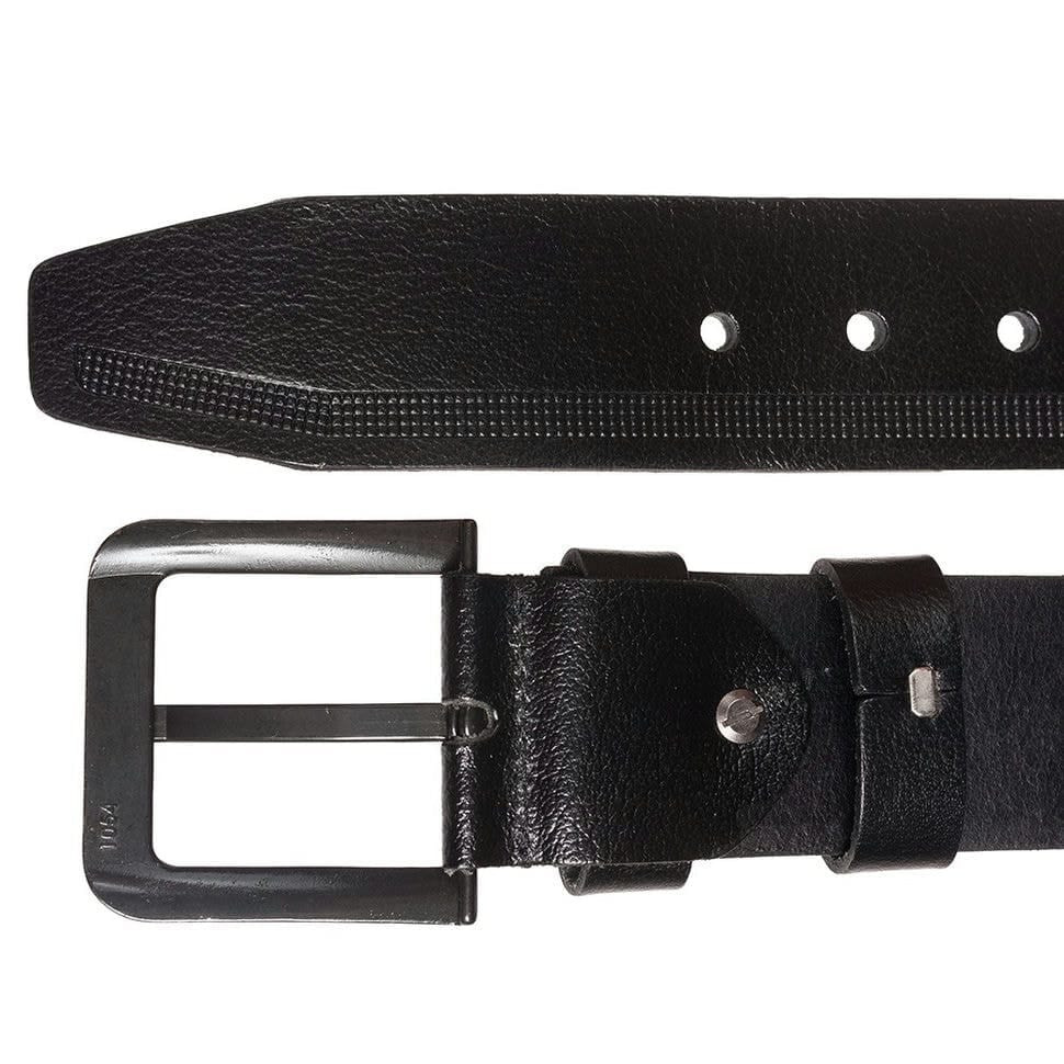 Ремінь шкіряний YSK джинсовий 5 см 3095-1 чорний