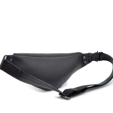 Leather waist bag banana for men or women TARWA FA-455-3md