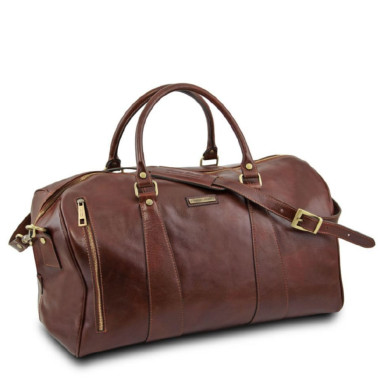 TL Voyager Travel leather duffle bag - Large size Tuscany TL141794
