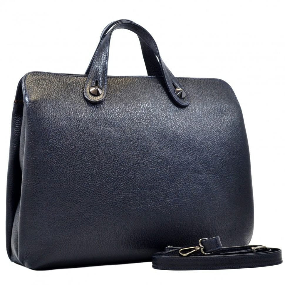 Портфель шкіряний Desisan 2939-315 синій флотар