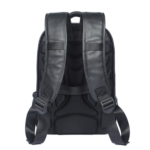 Шкіряний чоловічий рюкзак JD2766A John McDee чорний