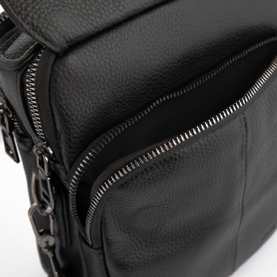 Чоловіча шкіряна барсетка на два відділення Marco Coverna 16-8064-3