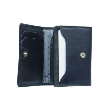 Leather wallet Nevada 3810+RFID navy blue