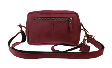 Bag women's leather small clutch SULLIVAN sg43 (26) marsala
