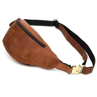 Leather belt bag banana LIMARY Lim-035RB