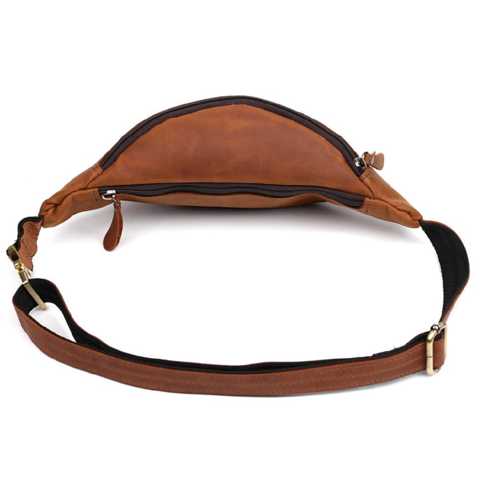 Шкіряна сумка на пояс бананка LIMARY Lim-035RB