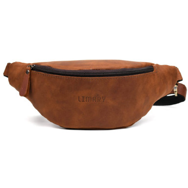 Leather belt bag banana LIMARY Lim-035RB