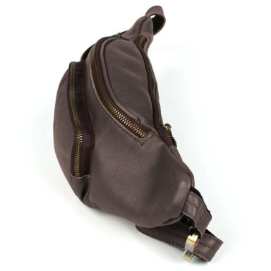 Stylish belt bag of the brand TARWA GC-3079-4lx in brown nappa