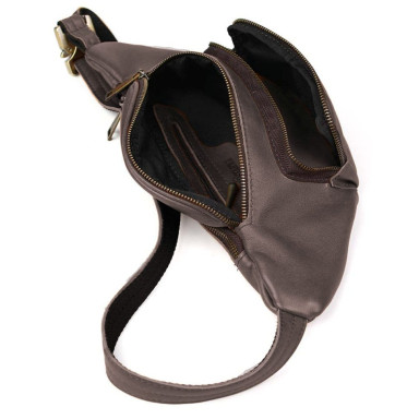 Stylish belt bag of the brand TARWA GC-3079-4lx in brown nappa