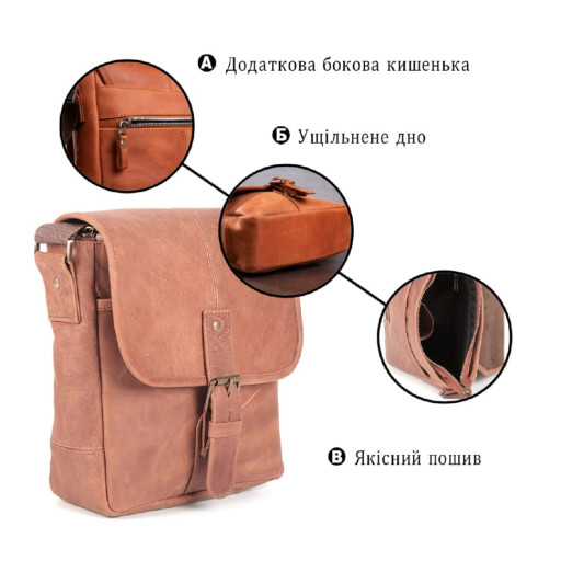 Сумка SHVIGEL 00883 Коричнева