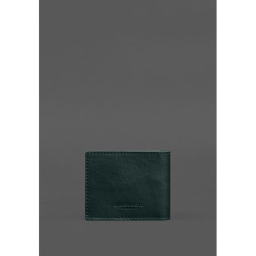 Шкіряна обкладинка для службового посвідчення Національної гвардії Зелена