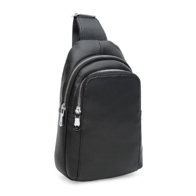Мужской кожаный рюкзак Ricco Grande K16003-black