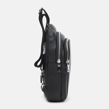 Мужской кожаный рюкзак Ricco Grande K16003-black