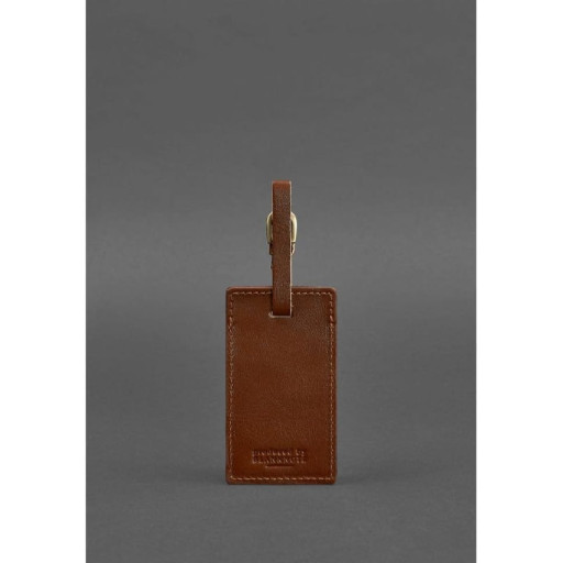 Шкіряна бирка для багажу 3.0 Світло-коричнева