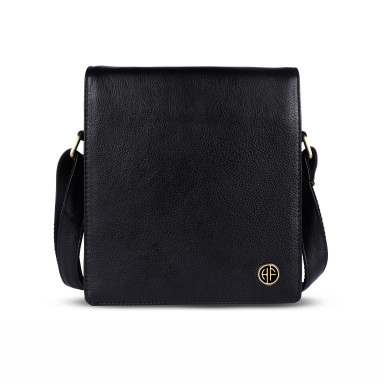 Hammonds Flycatcher SB1159 Black Leather Men's Shoulder Bag