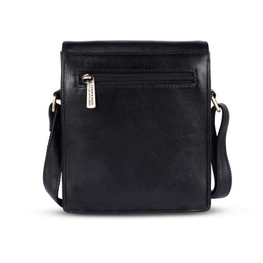 Hammonds Flycatcher SB1159 Black Leather Men's Shoulder Bag
