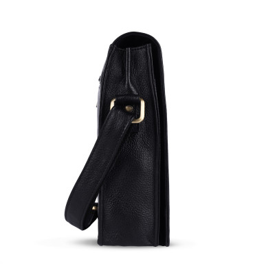 Hammonds Flycatcher SB1159 Black Leather Men's Shoulder Bag