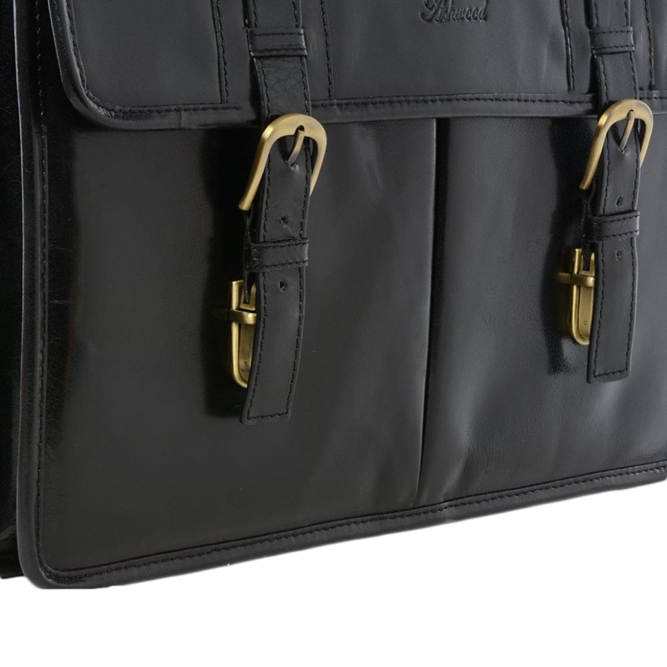 Портфель Ashwood Gareth Briefcase Black (Чорний)