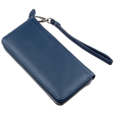 Небольшой женский клатч ST Leather 18929 Синий