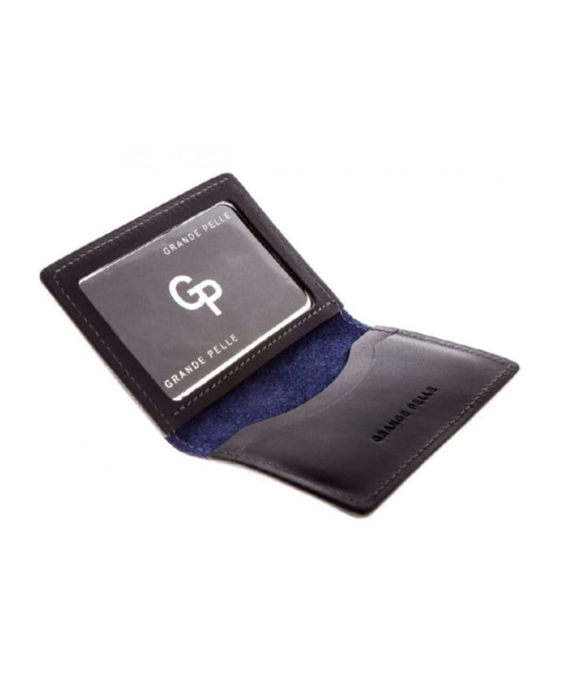 Обкладинка на права,тих паспорт, посвідчення синя Grande Pelle 211670