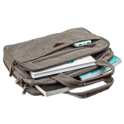 Сумка для ноутбука Vintage 20086 Сіра