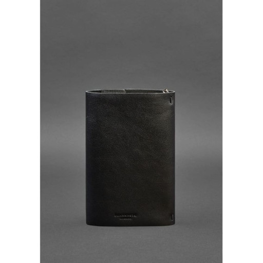 Шкіряний блокнот софт-бук 7.0 чорний Краст