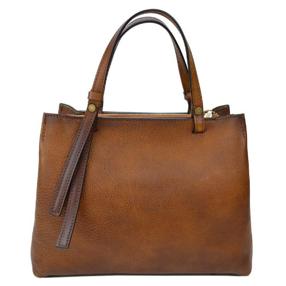 Pratesi BCH487 - Camperiti B487 Lady Bag in cow leather Camperiti B487 Chianti