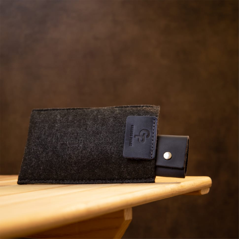 Урожай шкіряна візитниця GRANDE PELLE 11408 Бордовий