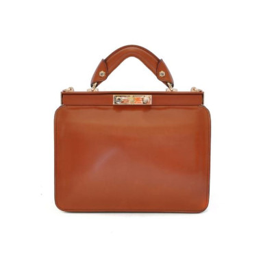 Pratesi RMA153 - Vittoria Colonna Lady Bag in cow leather Radica Brown