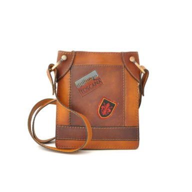 Pratesi BCO181/20 - Bakem Small Bag in cow leather Bruce Cognac