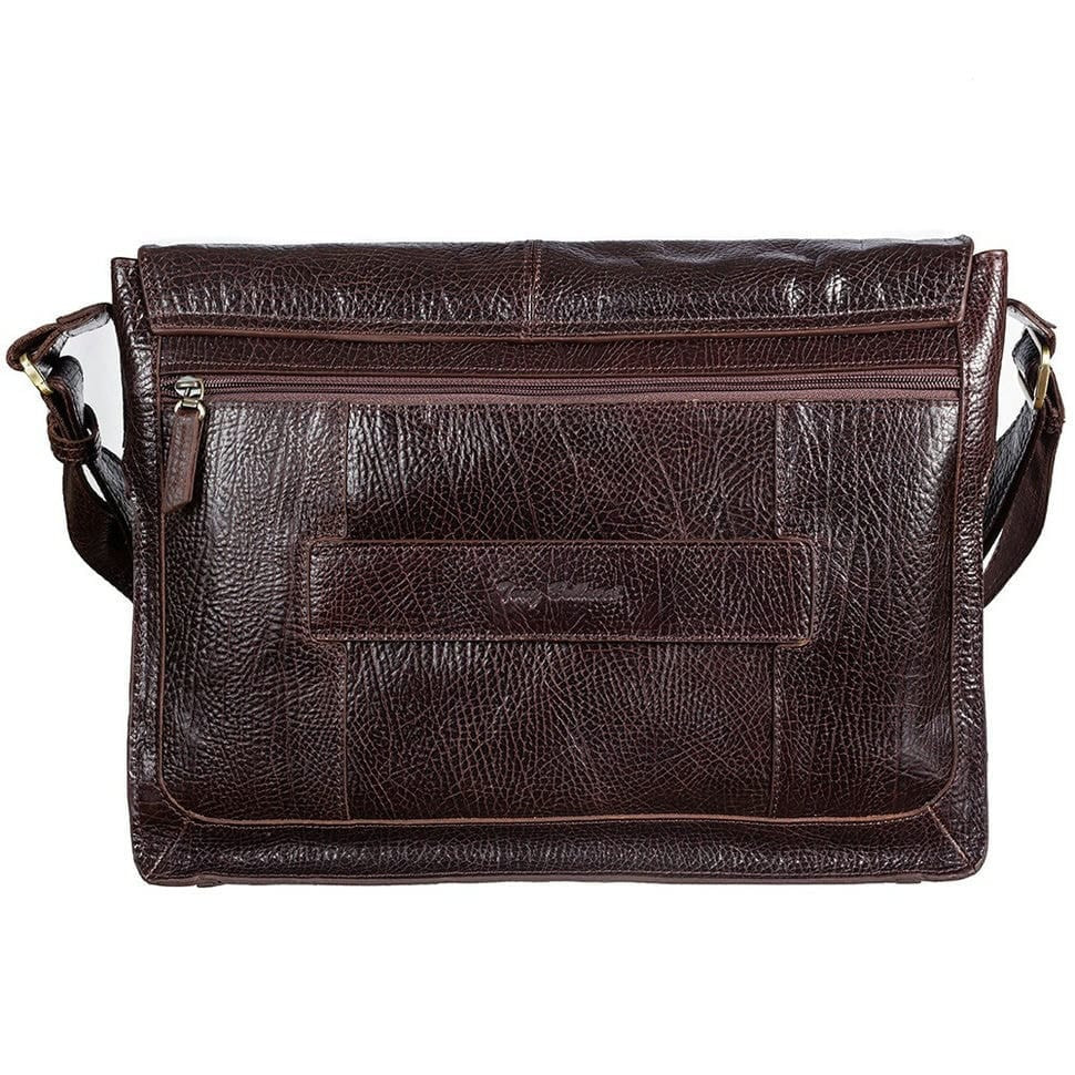 Сумка м'яка шкіряна Tony Bellucci 5057-886 коричневий флотар