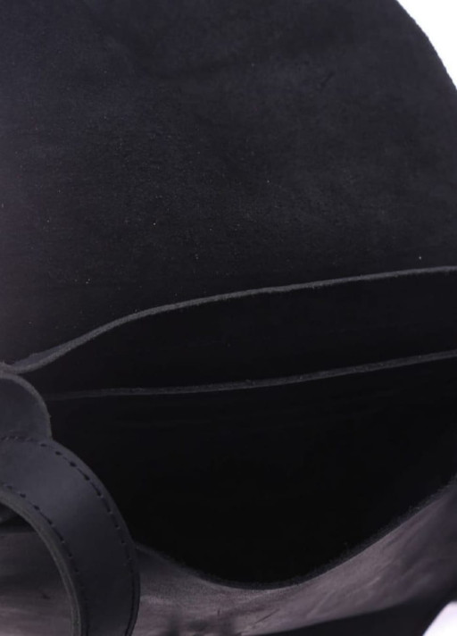 Сумка жіноча шкіряна Емма, колір - Чорний 030ч, малий розмір