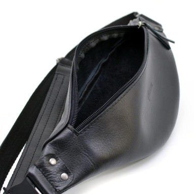 Leather waist bag banana for men or women TARWA GA-455-3md