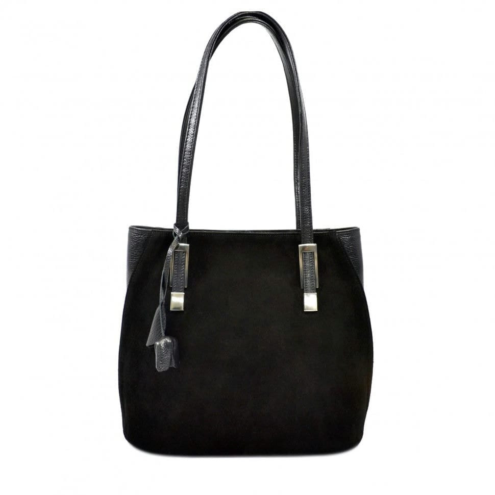 Сумка жіноча шкіряна Desisan 2937-211 чорний замш