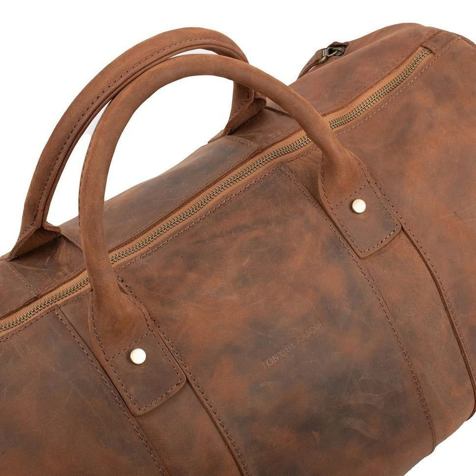 Сакврояж шкіряний Tony Bellucci 5146-07 рудий нубук