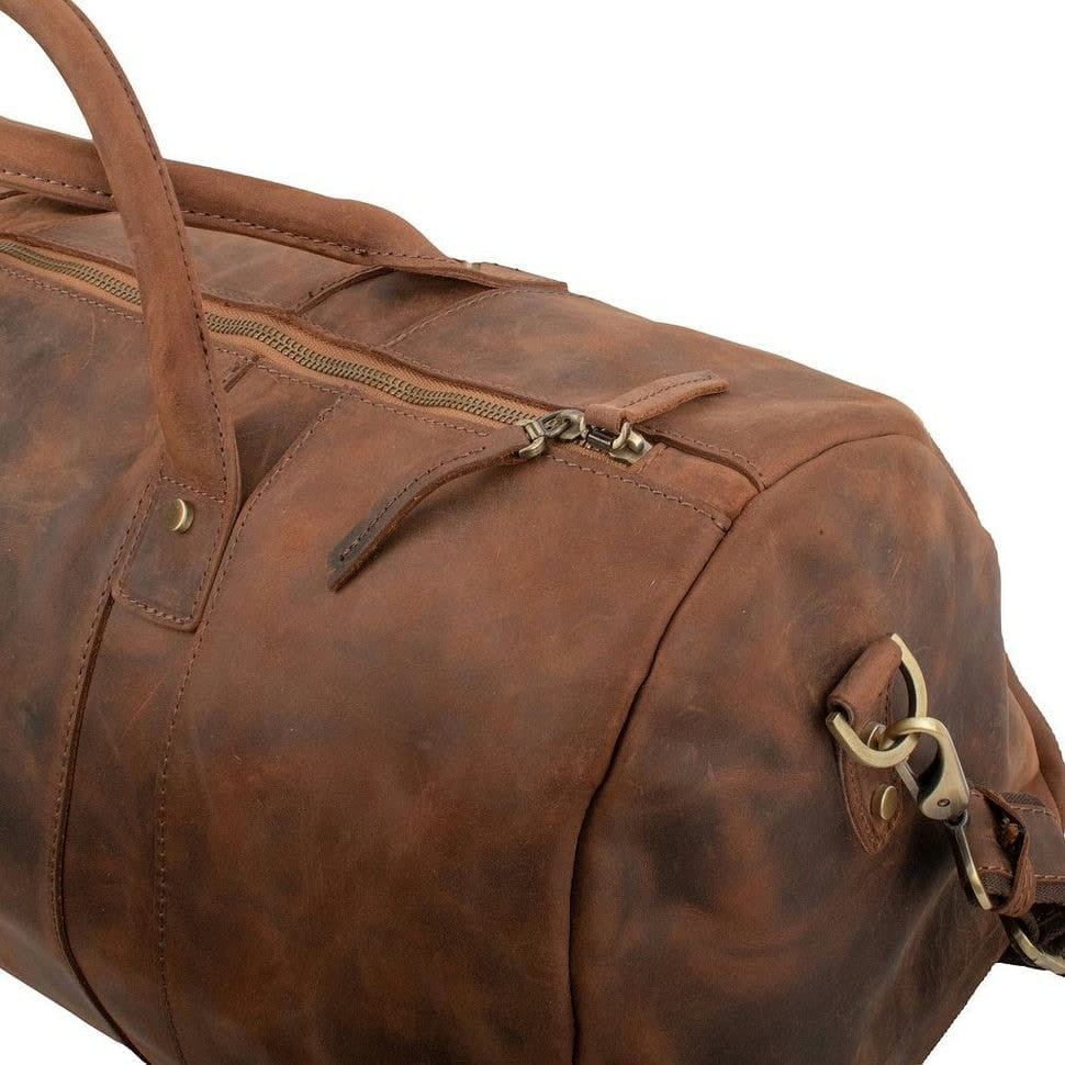 Сакврояж шкіряний Tony Bellucci 5146-07 рудий нубук