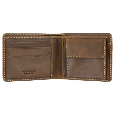 Mens wallet Visconti ART52 Bronte (Saddle Tan)