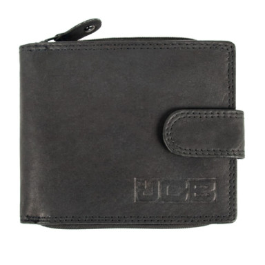 Leather wallet for men JCB NC43MN Black